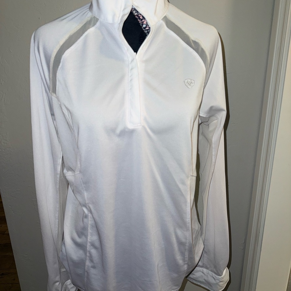 Ariat Women's White Long Sleeve Top